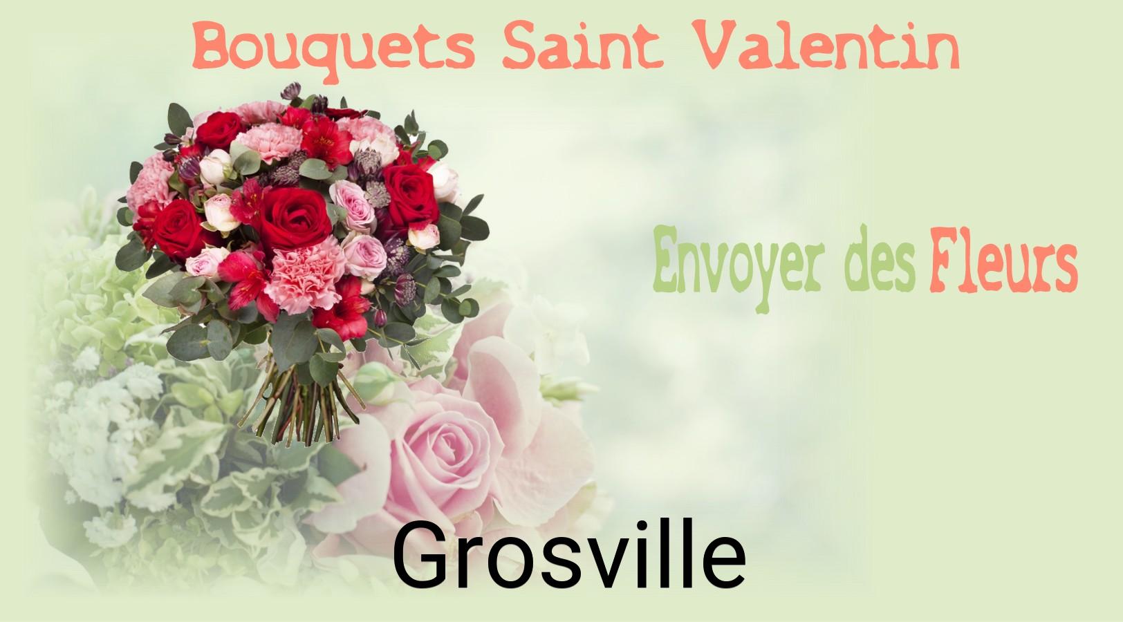 Roses de Saint-Valentin livrées à Grosville
